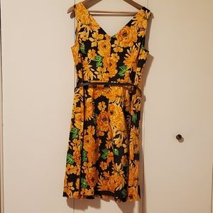 Golden Flower Sundress by Jones New York NWOT